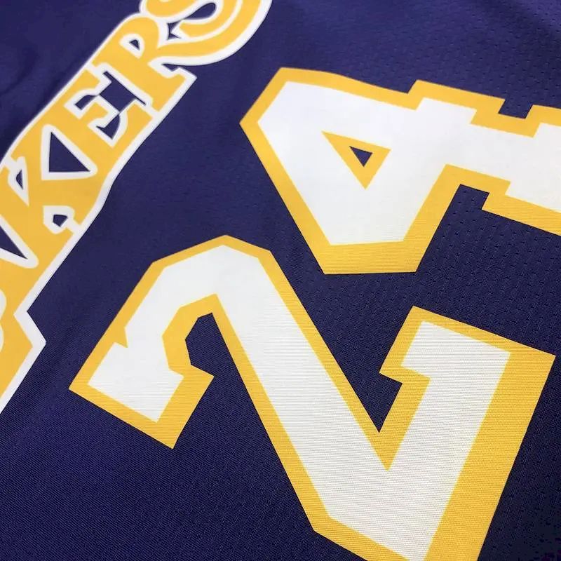 Camisa Kobe Bryant Masculina Roxa Versão Jogador – Edição Clássica Retro