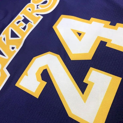 Camisa Kobe Bryant Masculina Roxa Versão Jogador – Edição Clássica Retro