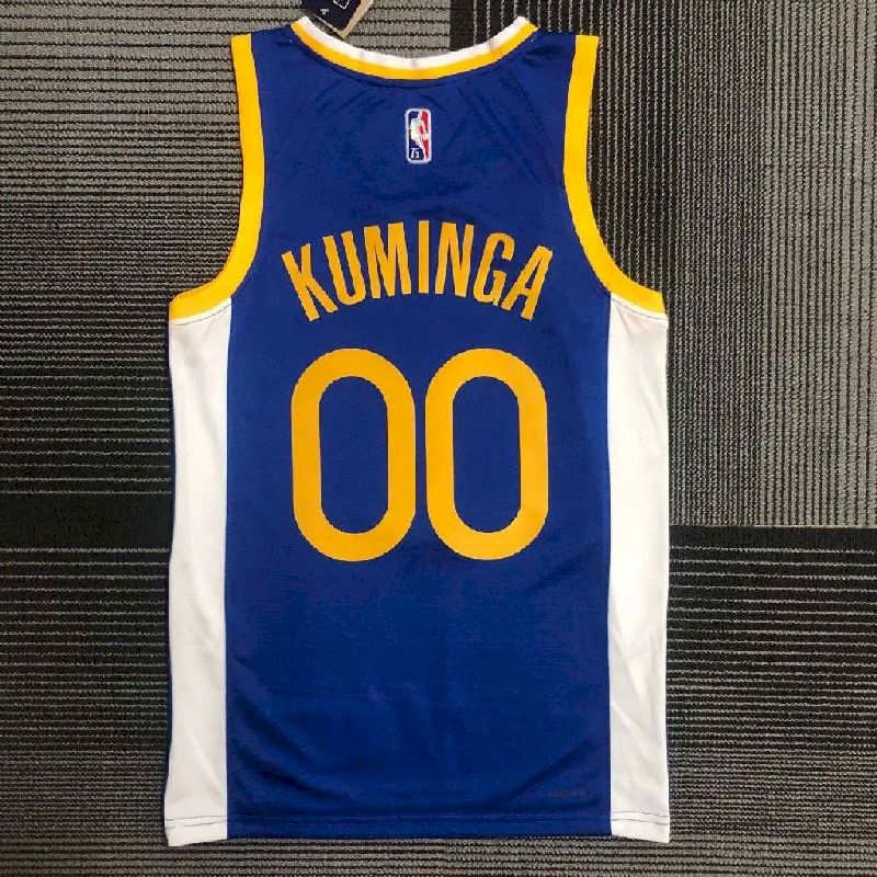 Camisa azul masculina Jonathan Kuminga Team – Edição de 75º aniversário