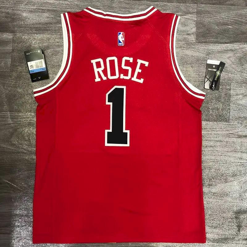 Camisa Derrick Rose Masculina Vermelha Versão Jogador – Edição Clássica