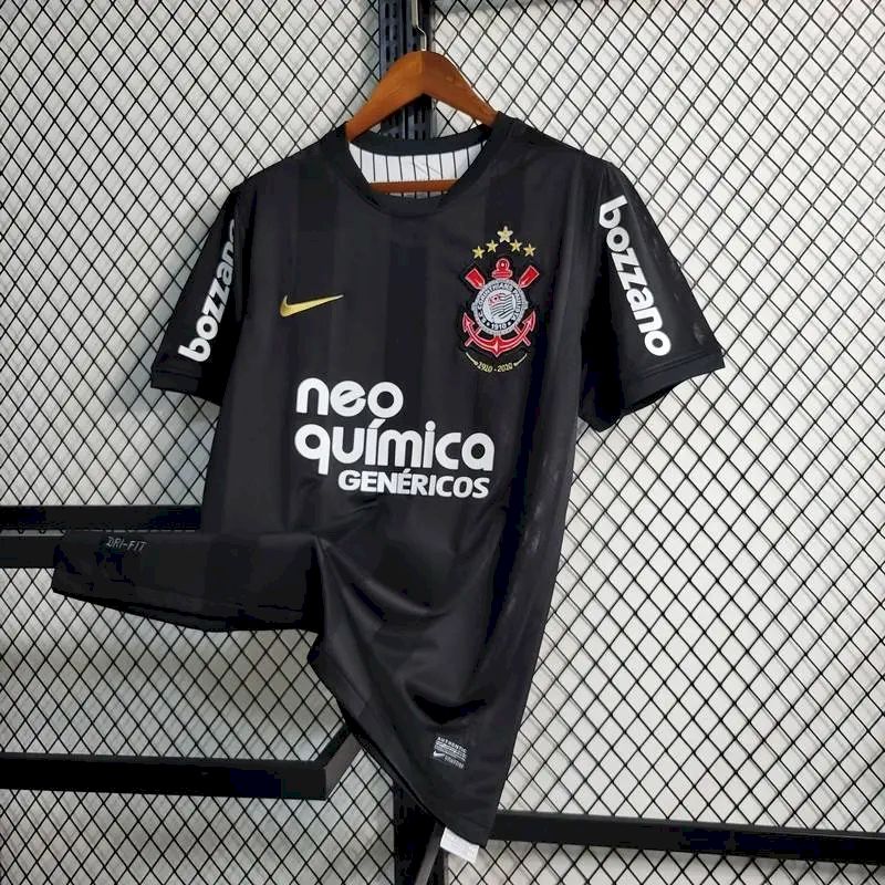 Camisa reserva do Corinthians 2010 retrô