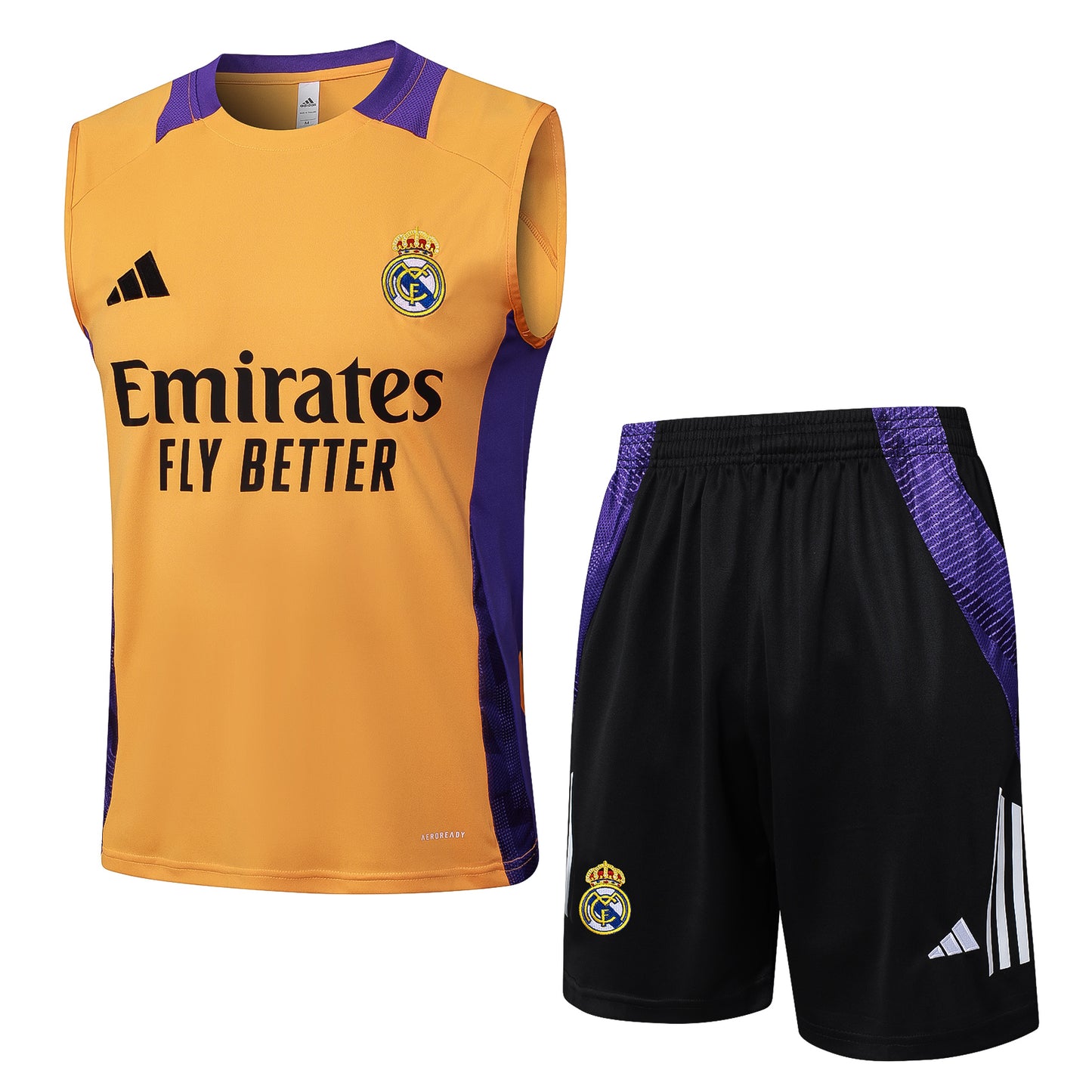 Camiseta regata e short adulto Real Madrid 2024/25 815