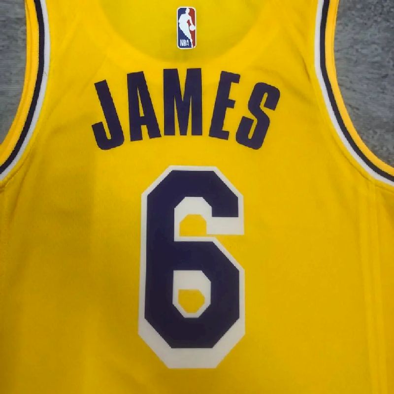 Men’s LeBron James Yellow Team Jersey