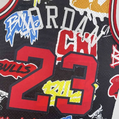 Camisa masculina M&amp;N 1997/98 Michael Jordan retrô