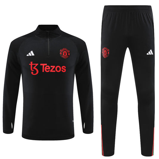 Manchester United 2023/24 Half-Zip Adult Sweater+Pant 14001