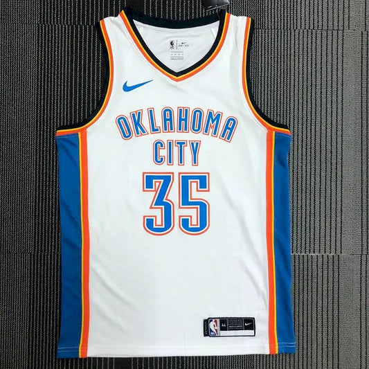 Camisa branca masculina Kevin Durant Swingman – Edição Associação
