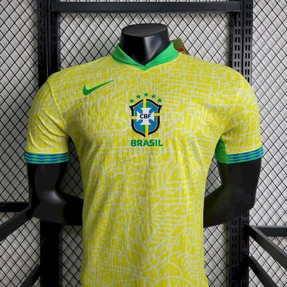 Men's Brazil 2024/25 Home Jersey Player Version