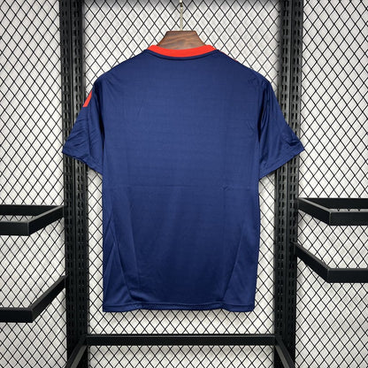 Camisa de treino pré-jogo azul escuro Manchester United 2024/25