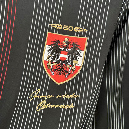 Camisa retrô de mangas compridas Áustria 2024/25 50º