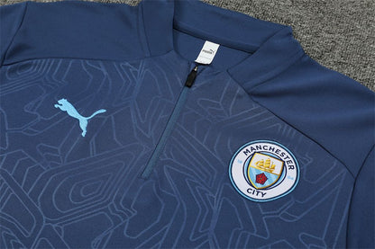 Suéter e calça Manchester City 2024/25 com zíper e meio zíper 14001