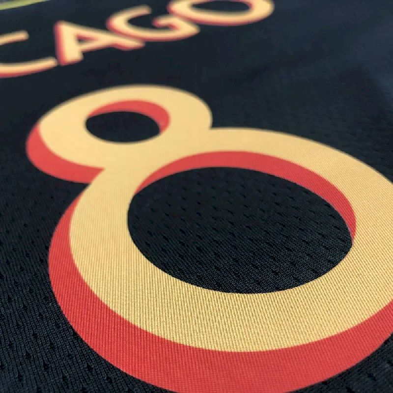 Camisa Zach LaVine Preta Versão Jogador Masculina – Edição City