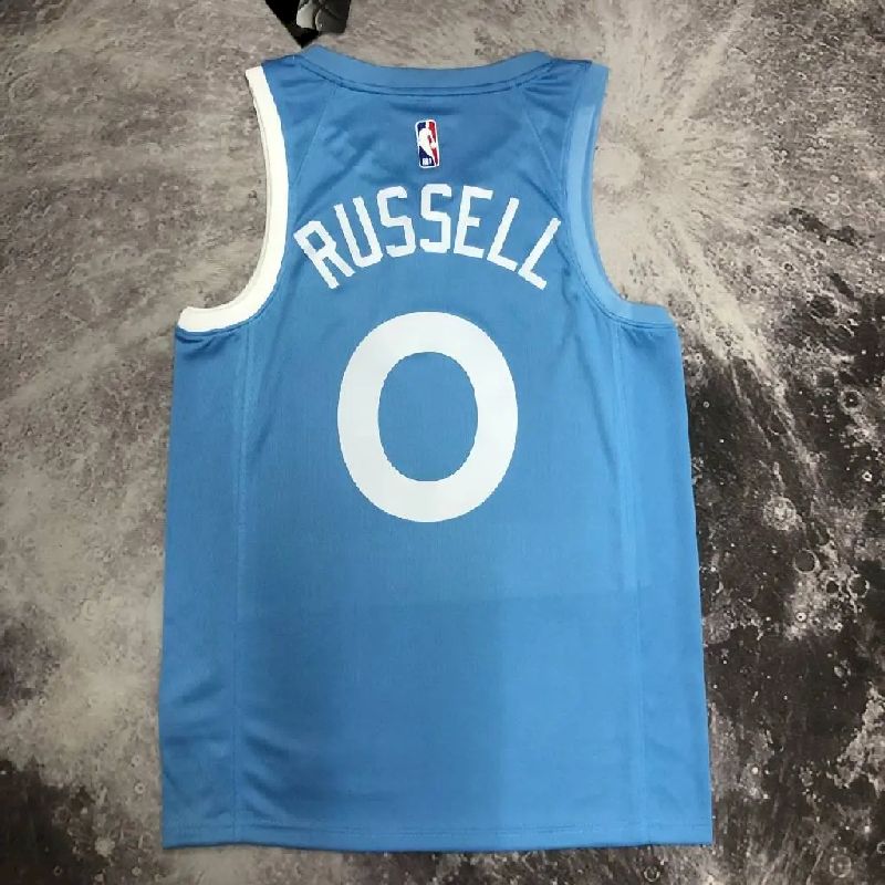 Camisa azul masculina D'Angelo Russell Team