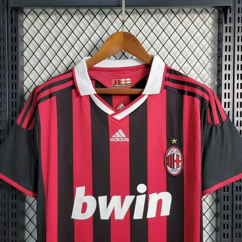 Camisa retrô do AC Milan 2009/10