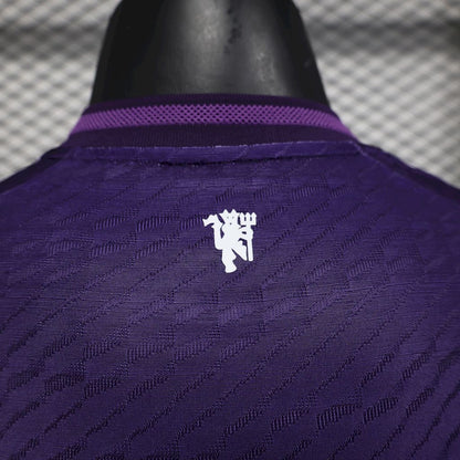 Men's Manchester United 2025/26 Purple Jersey Player Version