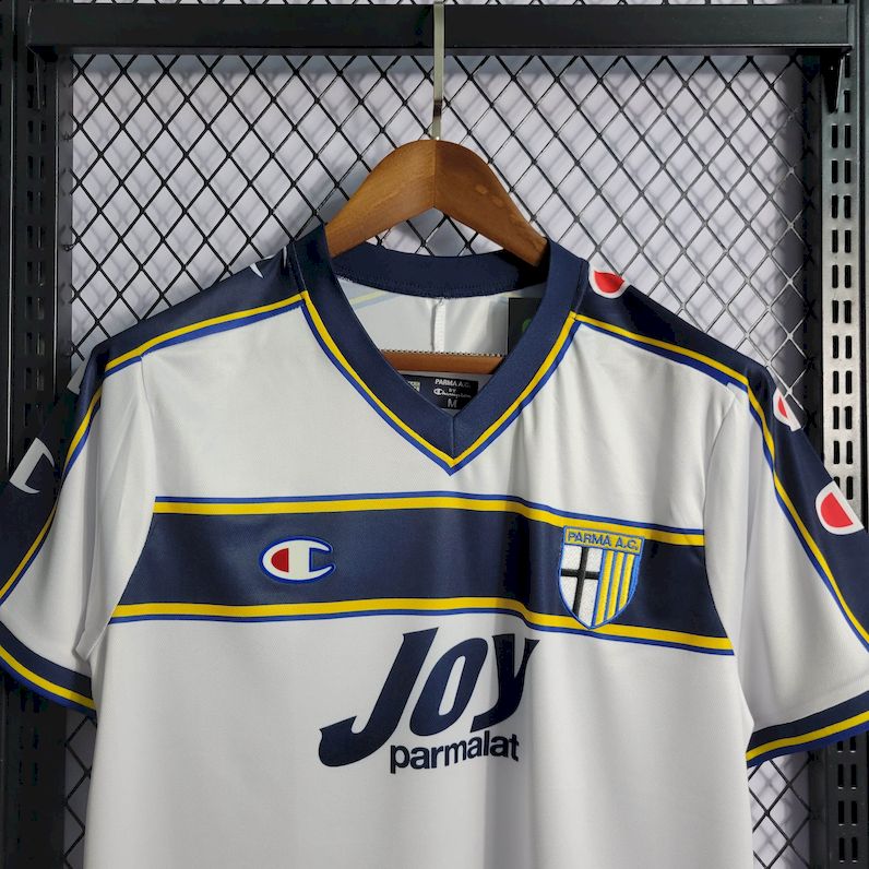 Camisa Home Retro Parma Calcio 2001/02