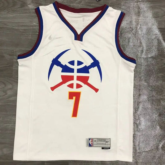 Men’s Facundo Campazzo White 2020-21 Swingman Player Version Jersey – Earned Edition