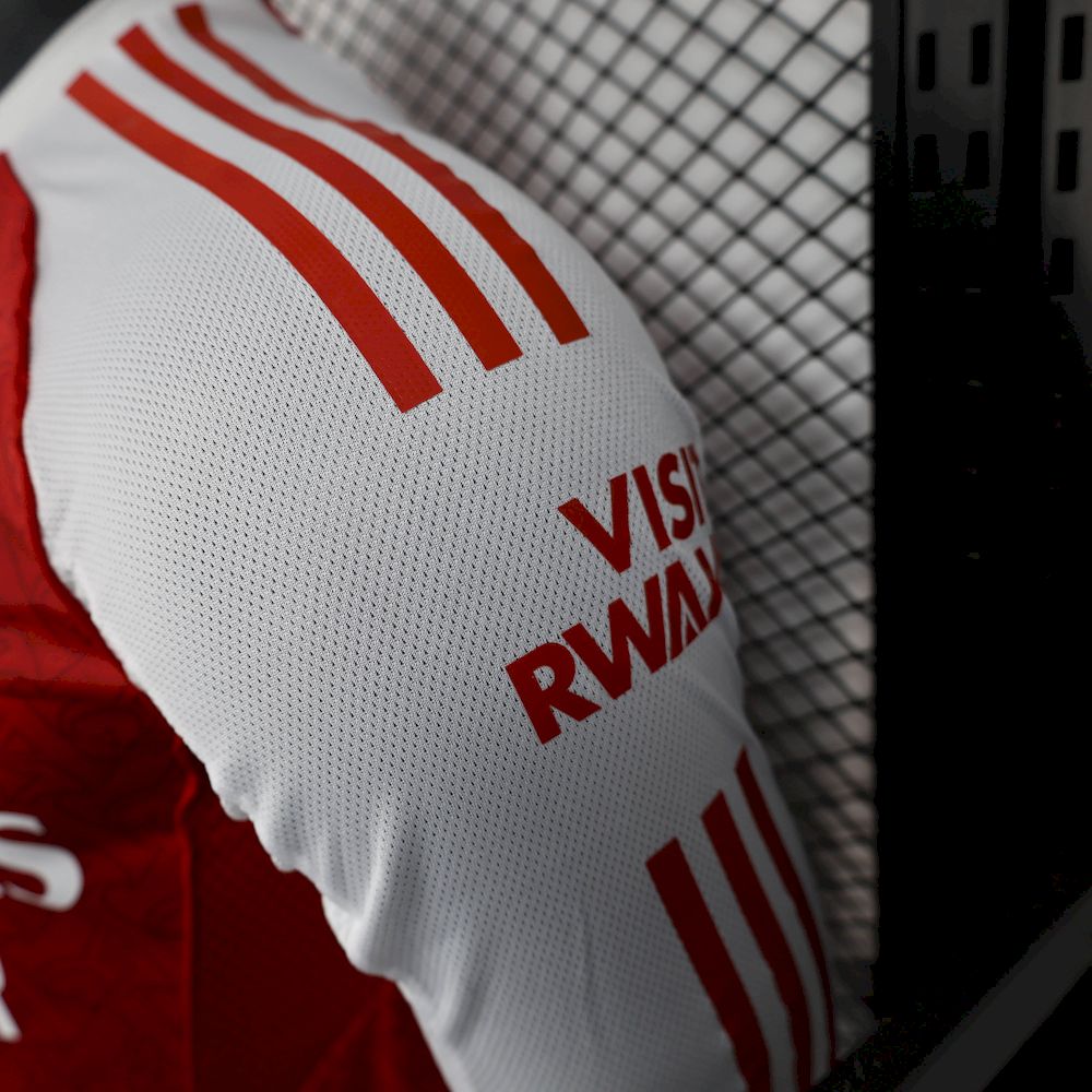 Men's Arsenal 2025/26 Home Long Sleeves Jersey Player Version