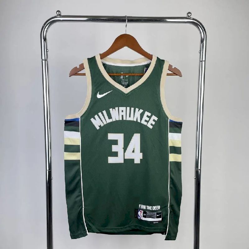 Men’s Giannis Antetokounmpo Green Team Jersey