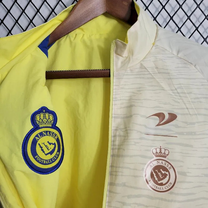 Jaqueta corta-vento dupla face Al-Nassr FC 2023-24