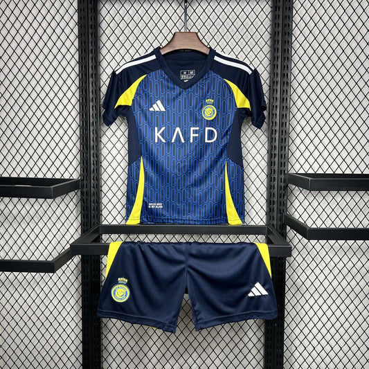Al Nassr 2024/25 Away Kids Kit