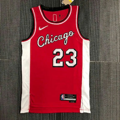Men’s Michael Jordan Red Team Jersey – City Edition