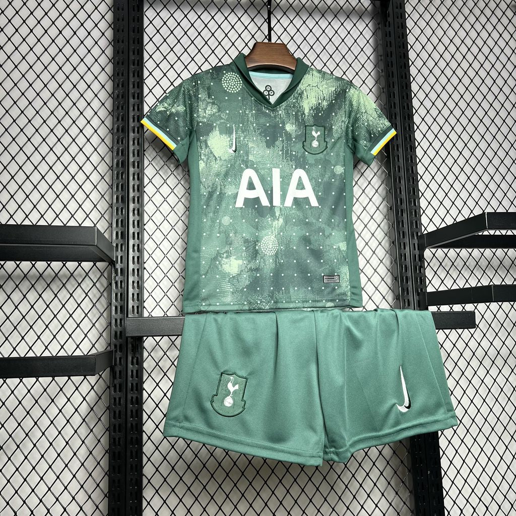 Terceiro uniforme infantil do Tottenham Hotspur 2024/25