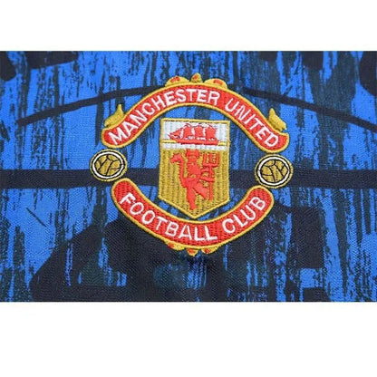 Camisa retrô de mangas compridas reserva do Manchester United 1992/93