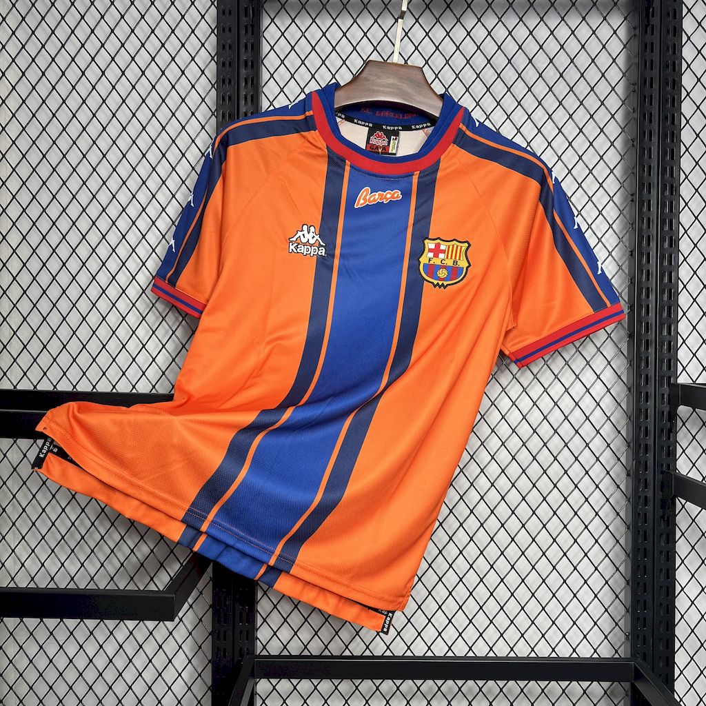 Camisa retrô alternativa do Barcelona 1997/98