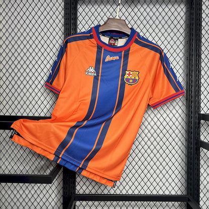 Camisa retrô alternativa do Barcelona 1997/98