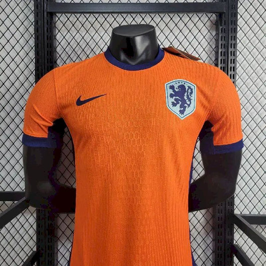 Netherlands 2024/25 Euro Home Jersey Player Version