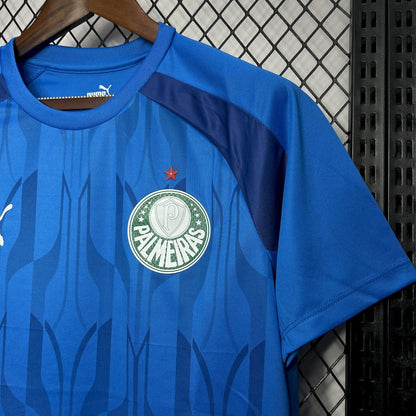 Men's Palmeiras 2024/25 Blue Pre-Match Jersey