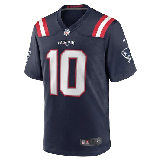 Jersey NFL New England Patriots Drake Maye 10