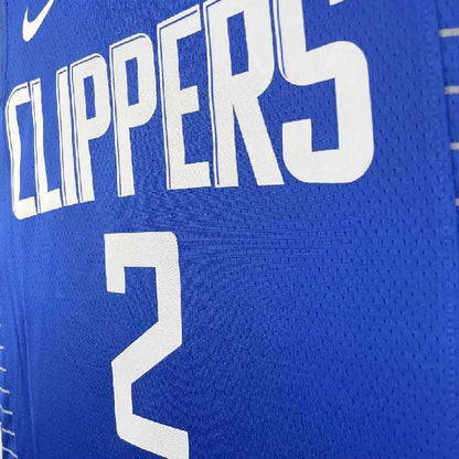 Camisa azul reserva masculina Kawhi Leonard 2023