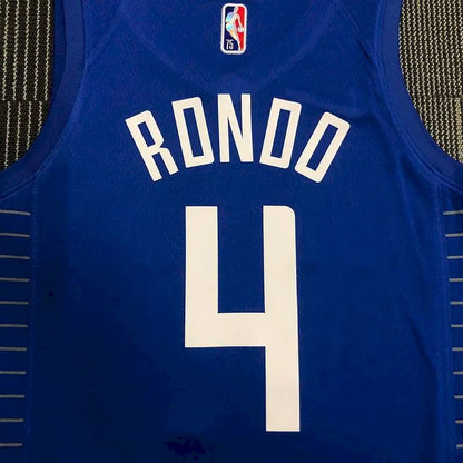 Camisa azul masculina Rajon Rondo Team – Edição de 75º aniversário