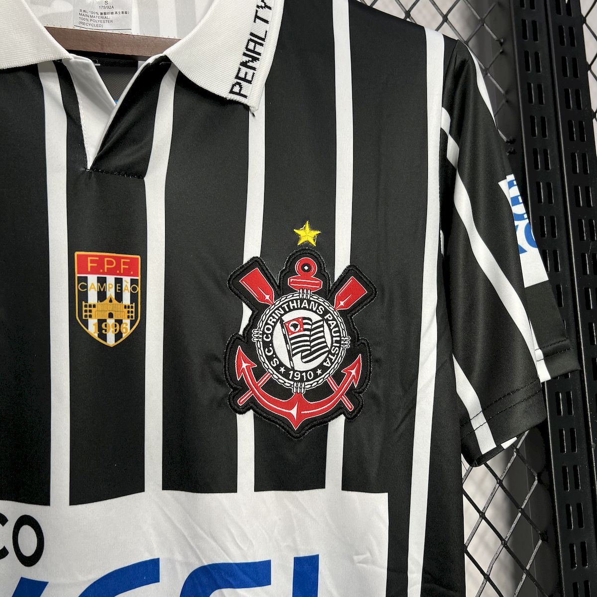 Camisa reserva do Corinthians 1998 retrô