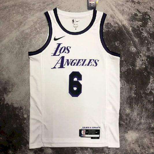 Camisa Masculina LeBron James White Team – Edição City