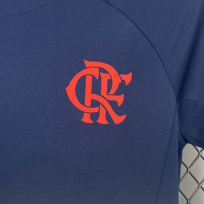 Camisa Flamengo Treino 2025/26 Azul Escuro Feminina