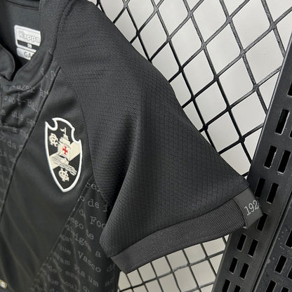 Vasco da Gama 2024/25 Black Kids Kit