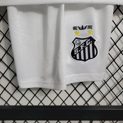 Camisa e shorts retrô infantil Santos 2011/12