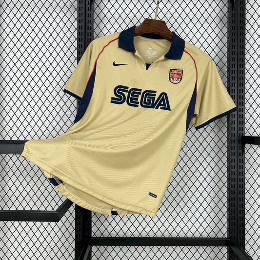Camisa retrô reserva do Arsenal 2001/02
