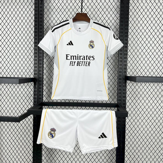 Maillot domicile enfant Real Madrid 2025/26