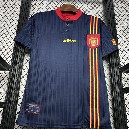 Camisa reserva retrô da Espanha de 1996
