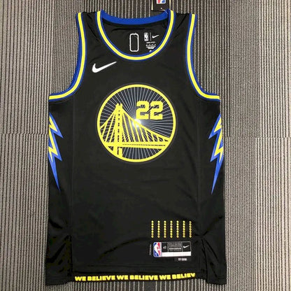 Men’s Andrew Wiggins Black Team Jersey – 75th Anniversary City Edition