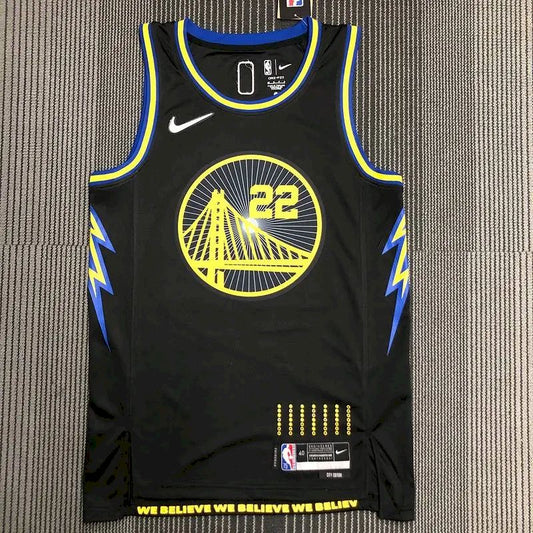 Camisa preta masculina Andrew Wiggins Team – Edição City do 75º aniversário