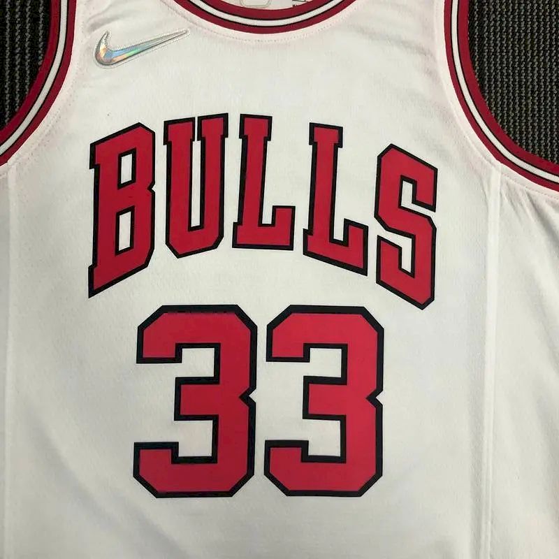 Men’s Scottie Pippen White Team Jersey – 75th Anniversary Edition