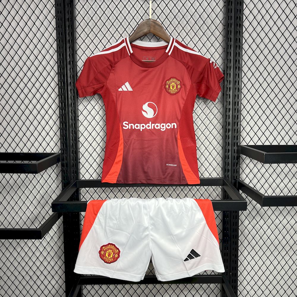 Kids Manchester United 2024/25 Home Kit