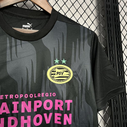 Camisa preta pré-jogo do PSV Eindhoven 2024/25
