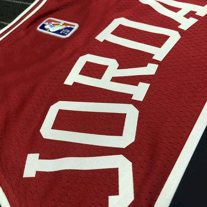 Camisa masculina Michael Jordan Red Team – Edição de 75º aniversário