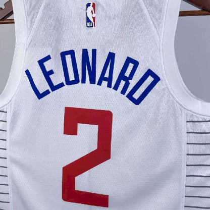 Camisa Kawhi Leonard Branca Masculina 2023 - Time Principal