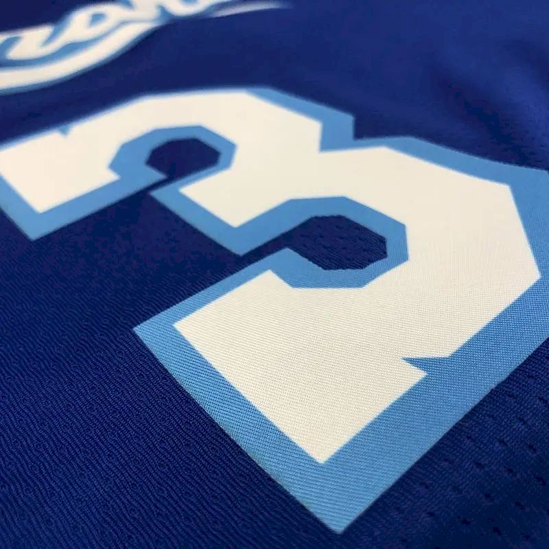 Camisa Anthony Davis Masculina Azul Versão Jogador – Edição Clássica Retro Conjunta